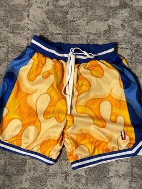 Collect‎ and select trillest x Aaron Kai warrior swing man shorts size large